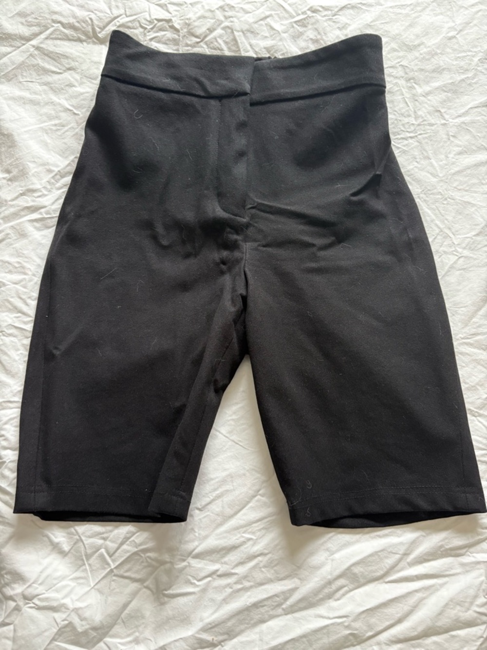 Babaton Black High-Rise dress Shorts